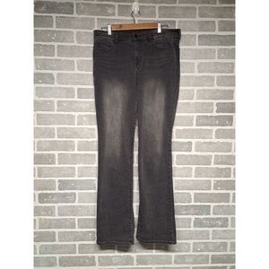 NYDJ Marilyn Straight Gray‎ Jeans Lift Tuck Technology Womens Size 12 Denim